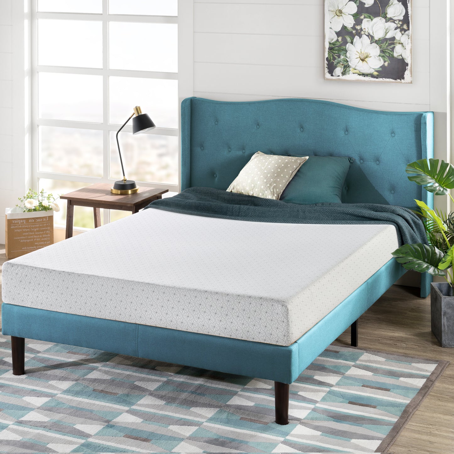 NỆM ZINUS MEMORY FOAM TRÀ XANH 20CM