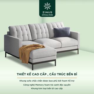 Ghế Sofa Zinus Thompson Chữ L Hiện Đại Sang Trọng - Zinus Thompson 2 Seater with Chaise Sofa (L-Shaped)