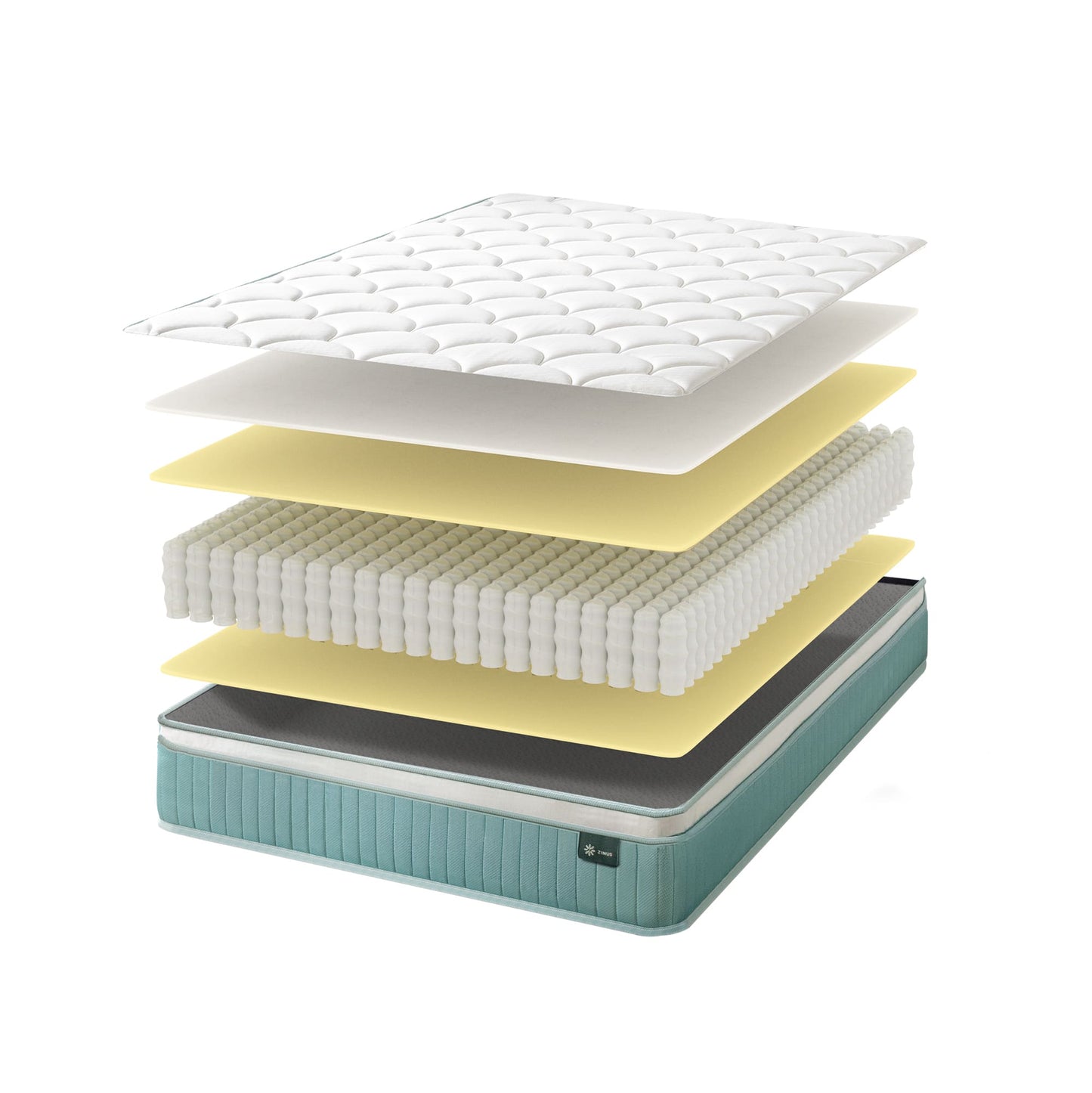 Nệm Lò Xo Độc Lập Với 3 Tầng Foam Hỗ Trợ 25cm - 10in Euro Top OPP Pocket Spring Mattress