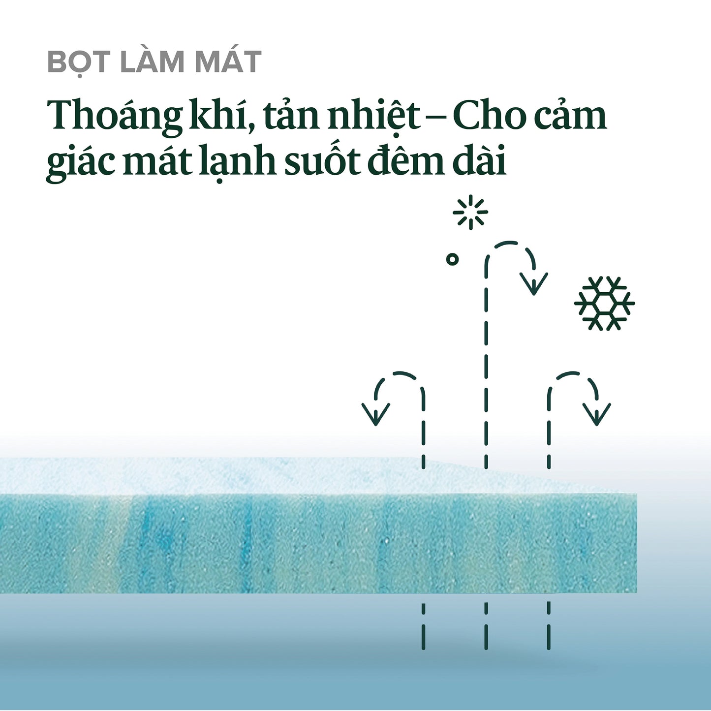 Nệm Lò Xo Gel Mát Cao Cấp Dày Zinus -Gel-Infused Memory Foam Hybrid Spring Mattress