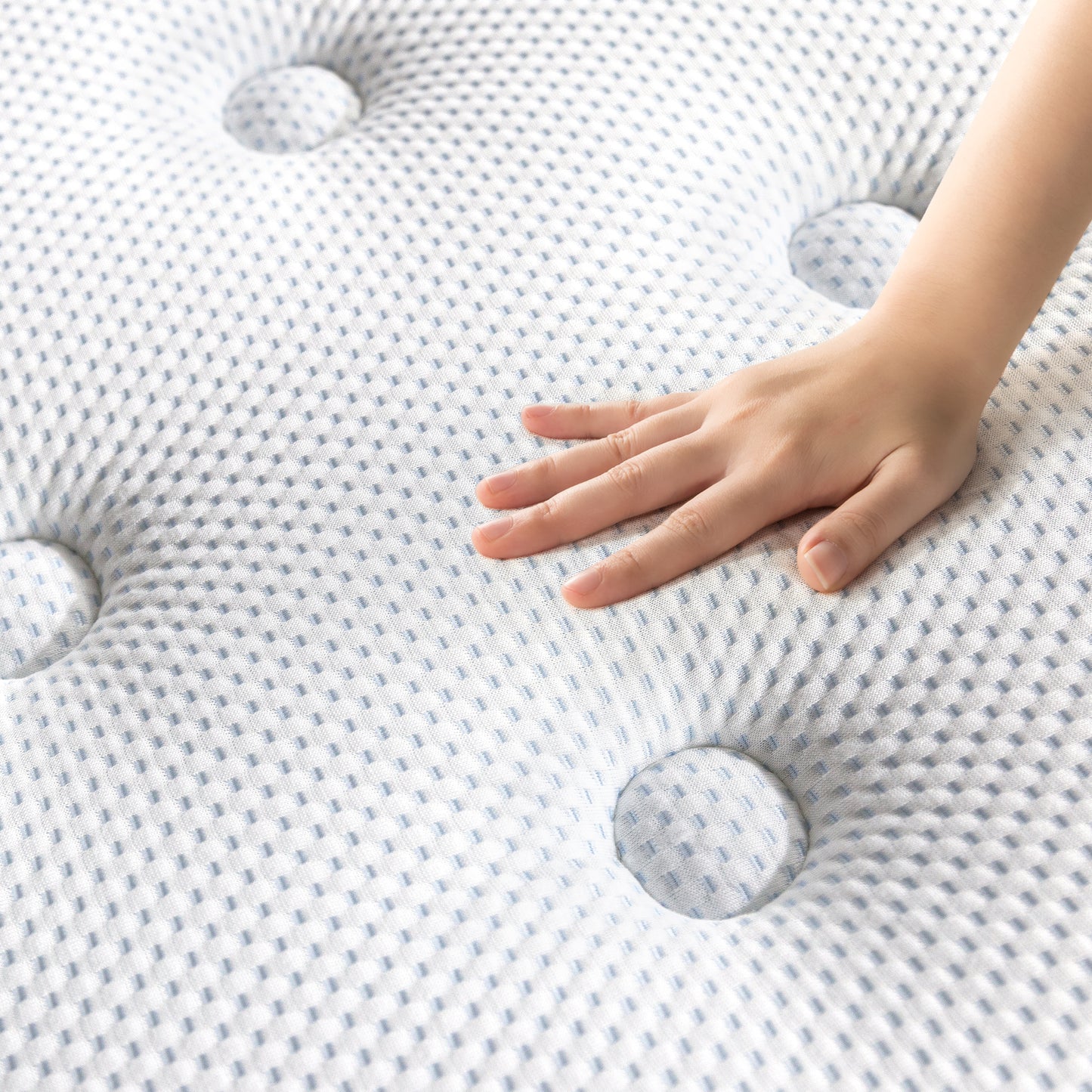 Nệm Lò Xo Gel Mát Cao Cấp Dày Zinus -Gel-Infused Memory Foam Hybrid Spring Mattress