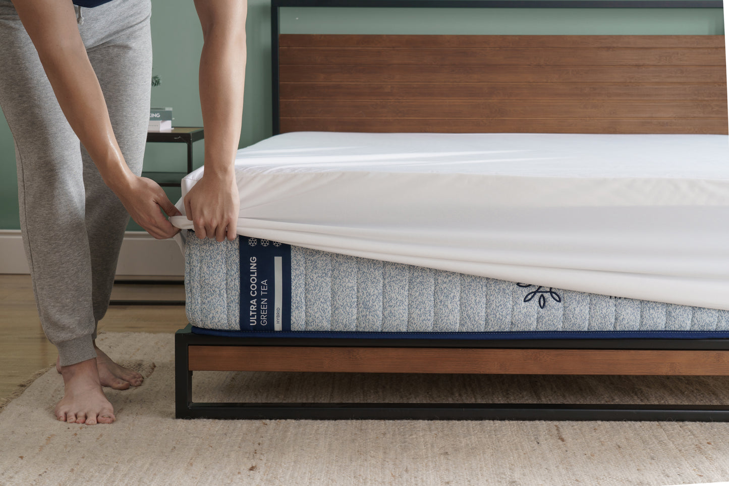 Tấm Bảo Vệ Nệm Zinus Tencel Chống Nước Cao Cấp