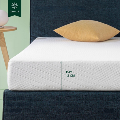 Nệm Foam HD Bảo Vệ Cột Sống Dày 12cm Zinus - 5in Foam Mattress Extra