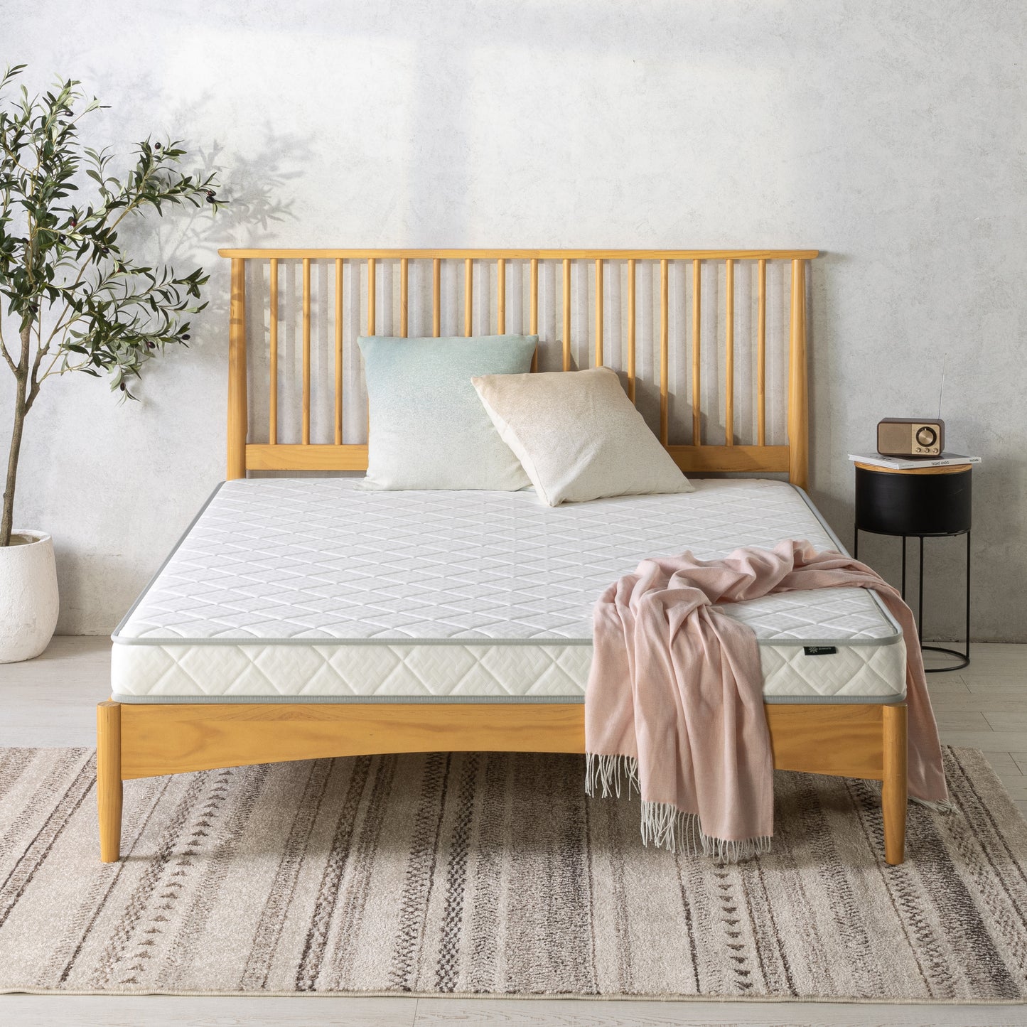 Nệm Foam Viscolatex Zinus 12cm Đàn Hồi Tốt Hỗ Trợ Cột Sống - 5in Foam Viscolatex Mattress Zinus