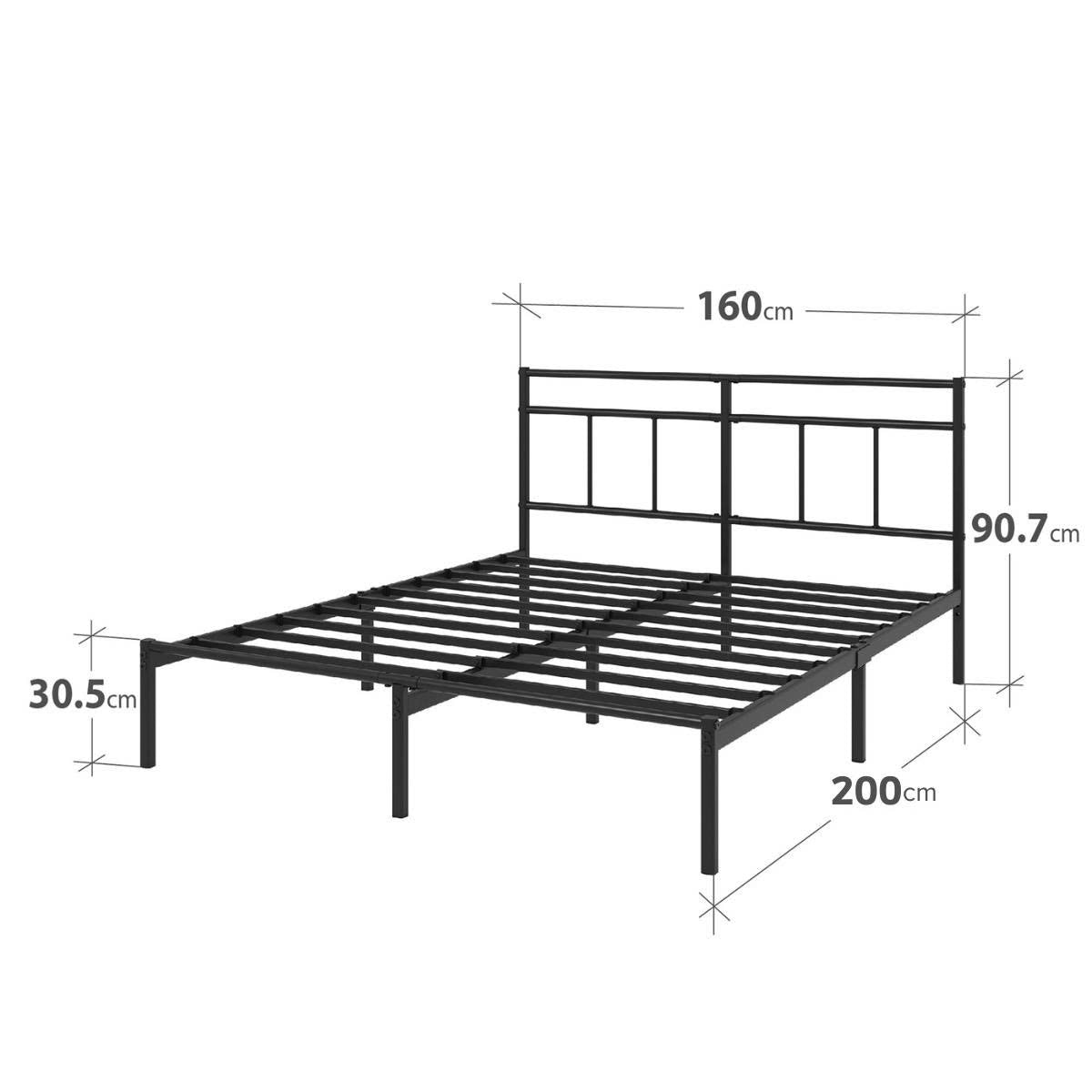 Khung Giường Kim Loại Mira 30,5cm Zinus - Mira Bed Frame 12 Inch