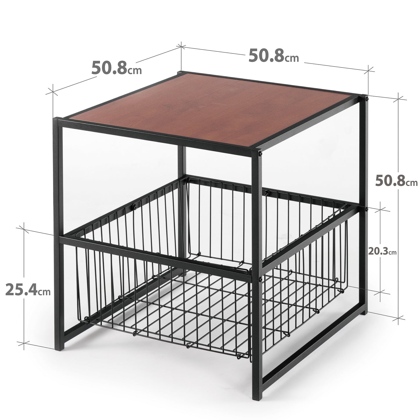 Bàn Gỗ Đa Năng Zinus Modern Studio Collection 20 Inch Deluxe Side Table