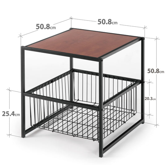 Bàn Gỗ Đa Năng Zinus Modern Studio Collection 20 Inch Deluxe Side Table