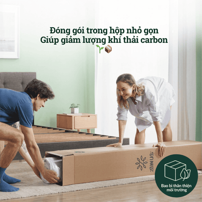 Nệm Foam Viscolatex Zinus 12cm Đàn Hồi Tốt Hỗ Trợ Cột Sống - 5in Foam Viscolatex Mattress Zinus