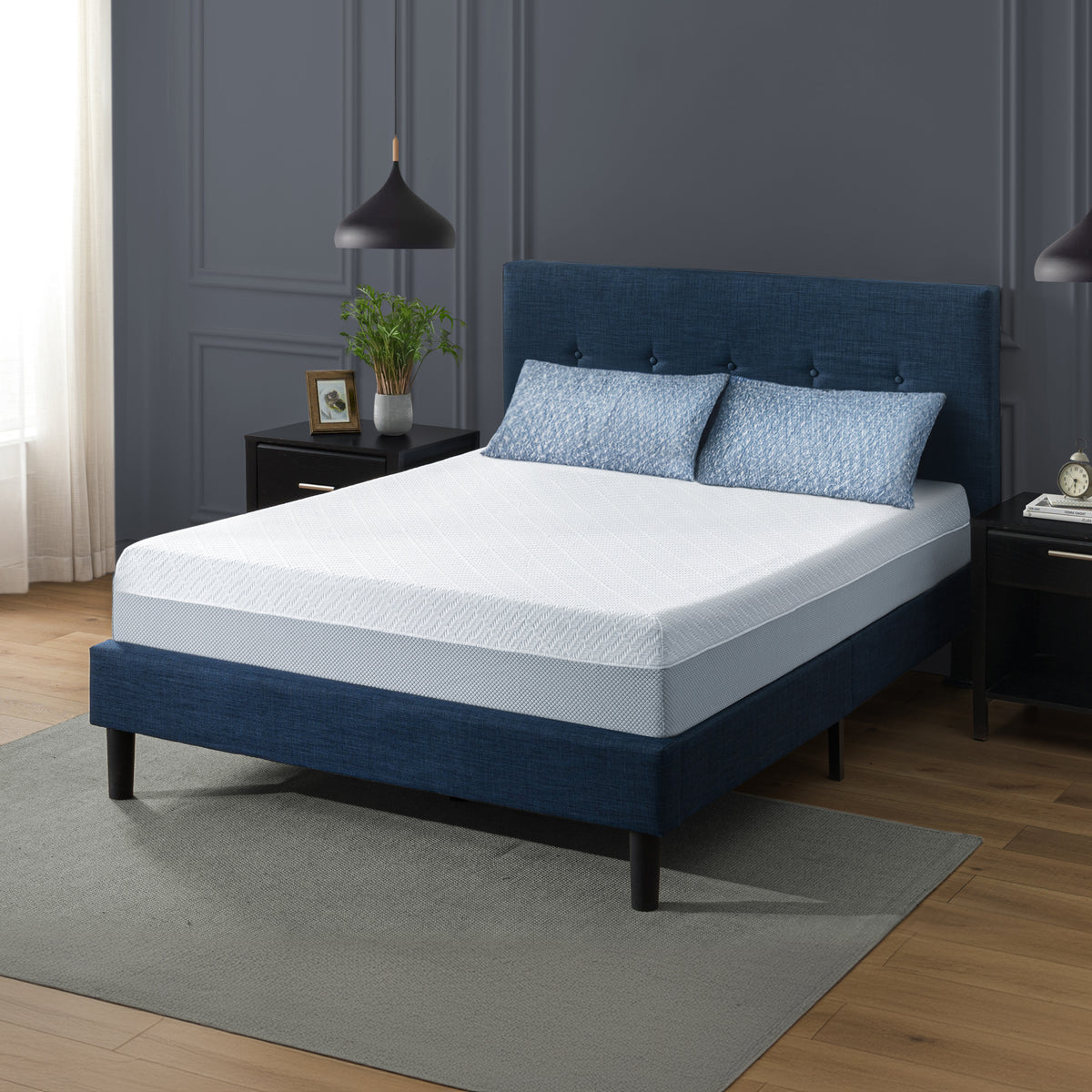 Nệm Foam Gel Mát Cao Cấp Dày 25cm Zinus - 10in OPP Open Cell Foam Mattress