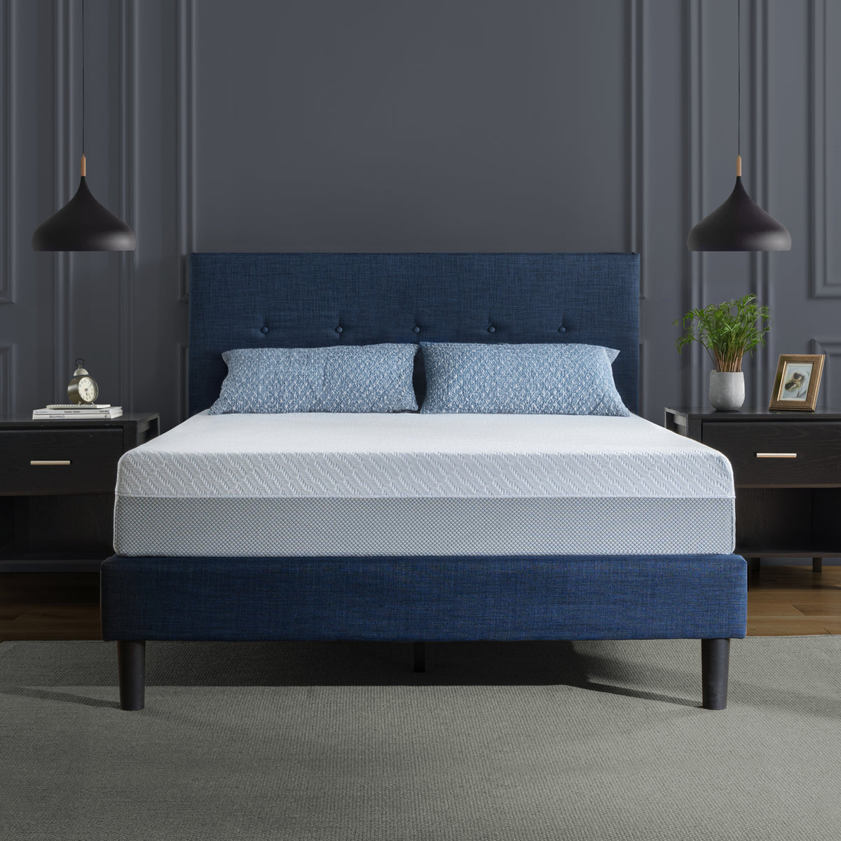 Nệm Foam Gel Mát Cao Cấp Dày 25cm Zinus - 10in OPP Open Cell Foam Mattress