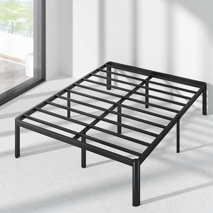 Giường Sắt Với Thanh Đỡ Bằng Thép - 16in Metal Platform Bed Frame with Steel Slat Support