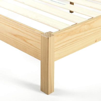 Giường Gỗ Cổ Điển Zinus – Farmhouse Wood Platform Bed